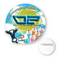 12"-12.9" Custom Shape Advertising Campaign Button Badge- Poly (Plastic)